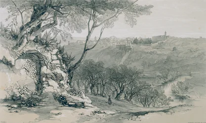 Ansichten von Rom und seiner Umgebung: Tivoli mit der Villa von Maecenas